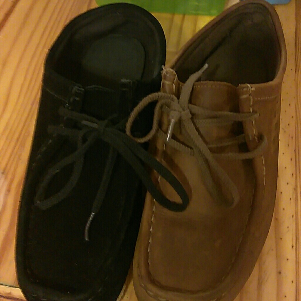 2 pairs of clarks